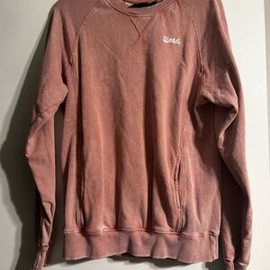 WeSC Raglan Miles Enzyme Washed Long Sleeve Pullover